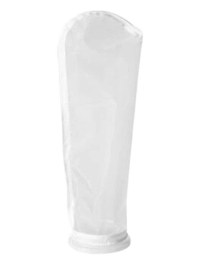 Honritone 5Pack Nylon Mesh Filter Socks 4 Inch Ring 50/75 / 100/200 / 300/400 Micron - by 14 Inch Long - Aquarium Filter Bags (400 Micron 4" x 14" Nylon Mesh Bag) - Image 2